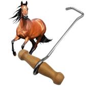 Extractor de botas: ganchos de metal de madera maciza para botas de vaquero de 3.94 x 8.27 pulgadas, mango cómodo de agarre antideslizante, ayuda ergonómica duradera de extracción | Hombres, mujeres