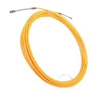 Extractor de cables con cinta pasacables, Extractor de cable de fibra de vidrio de 3 mm, amarillo, 10-50 m, for conductos de cables eléctricos de telecomunicaciones(40M)