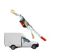 Extractor de cables de alta resistencia, tensor manual de alambre con mecanismo de gancho, cabrestante manual de acero para levantar crimpado y asegurar, herramienta de remolque para instalación y