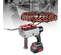 Extractor de cables eléctrico inalámbrico, máquina de enhebrado sin escobillas, 40 m/min de cuerda para conductos de techo de paneles de yeso, cableado debajo de la alfombra