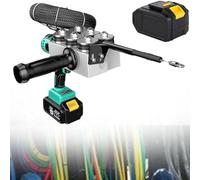 Extractor de cables eléctrico inalámbrico sin escobillas, máquina de enhebrado de cables de velocidad mínima de 40 m, para una instalación eficiente de tuberías y cables