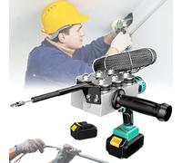 Extractor De Cables, Enhebrador De Cables Eléctricos, Con Batería De 20000 MAh, Velocidad Variable Continua, 40 M/min, Ajuste De 0 A 90°, Para Construcción E Hidroelectricidad.,2 Battery