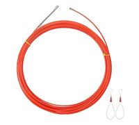 Extractor de cables, extractor, varillas empuje, herramienta for extraer, cinta guía, 5/10/15/20/25 m, posicionamiento for construcción, for pasar a través la pared(Orange,15M)