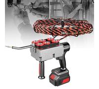 Extractor de cables, máquina de enhebrado de cables eléctrico, enhebrador automático de tuberías con batería de 37500 mAh para instalación de cables ocultos