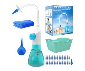Extractor de cerumen - manual de oídos | de Irrigación Auditiva para Adultos - para Adultos, Mujeres, Hombres, Niños en Duchas, Piscina, Viajes, Gimnasio y Uso Diario