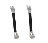 extractor de clavos Mango antideslizante de placa, herramienta automotriz de desmontaje de Radio de puerta de clavos multifuncional de Metal de alta dureza, extraíble(2 pcs)