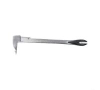 Extractor de clavos resistente para clavos sin cabeza, barra de palanca de acero de aleación con agarre cómodo para carpintería y eliminación de suelos, 29 cm de profundidad