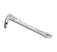 Extractor de clavos tipo V de alta resistencia y herramienta de demolición de 3 longitudes, herramienta de cuervo pequeño, elevador de varillas de extracción de clavos de doble extremo