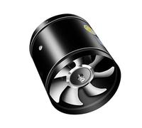 Extractor de Conductos de Alta Velocidad de Metal, Ventilador de Cocina Silencioso para una Vida Saludable, Ventilador de Ventilación Redondo Ecológico (10 pulgadas)