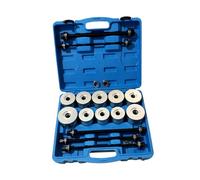 Extractor de cubo de rueda Kit de 28 herramientas de instalación y extracción de manguitos de presión y tracción, herramienta de mantenimiento automotriz, extracción de bujes, cojinetes y sellos.