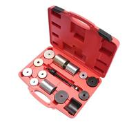 Extractor de Cubo de Rueda Kit de reparación y desmontaje cojinetes para BMW. Juego Herramientas extracción bujes Hierro con Estuche Herramienta separadora