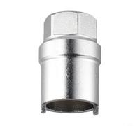 Extractor de cuerpo de acero al carbono para bicicleta de 24 mm hexagonal para mantenimiento de ruedas SRAM, color plateado, 49,3 mm