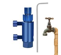 Extractor de grifo roto. Herramienta de extracción de tornillos para tubos de agua. El grifo de agua ligero está diseñado con una variedad de herramientas como llaves hexagonales y ejercicios de mano