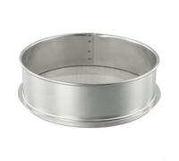 Extractor de hierbas de acero inoxidable apilable, 254570 tamaños de pantalla de malla para tamizar harina, medicina en polvo y muestras de investigación científica (25)