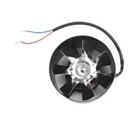 Extractor De Humo 100Mm, Ventilador Conducto 140 M³/H, Tubo En Línea, Silencioso, Fuerte Viento, Fijo Grueso For Restaurante, Maestro de flujo(Nero)