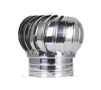 Extractor de Humo Pivotante - Sombrero Eólico en Acero Inoxidable, Para Chimeneas y Estufas Pequeñas, Apto para Tubo Ø 75/110/160/200/250/300/400mm, Fácil de Instalar(250mm/9.85in(304))
