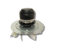 Extractor de humos con motor ECOFIT 2RECA3, FANDIS VFCA23 para estufas de pellets con ventilador de 25 mm de altura, Potencia 23/27 vatios, Diámetro del ventilador 150 mm