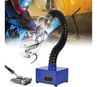 Extractor de humos de soldadura, absorbedor de humo de alta potencia, filtración de 3 etapas para estaciones de soldadura ESD, soldadura manual, soldadores y cosmetología.