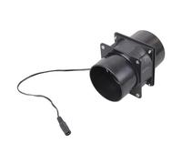 Extractor de humos pequeño, doble rodamiento de bolas, ventilador de ventilación de 12 V para cajas de impresora 3D electrónica, ventilador de escape para cocina