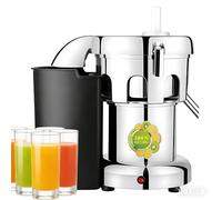 Extractor De Jugo Comercial, Máquina Exprimidora Centrífuga De Acero Inoxidable De Alta Potencia, Máquina Eléctrica De Jugo De Frutas Y Verduras For Hogar Restaurante Cafetería Bar(B2000(550W))