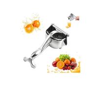 Extractor de jugo de fruta fresca de aleación de aluminio, exprimidor de mano actualizado 2026, exprimidor manual de limón con agarre ergonómico, fácil de limpiar para naranja, cítricos, granada, lima