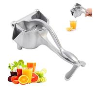 Extractor de jugo de fruta fresca, exprimidor de mano actualizado 2026, exprimidor de limón, prensa manual con agarre ergonómico, fácil de limpiar para naranja, cítricos, granada, lima, pomelo
