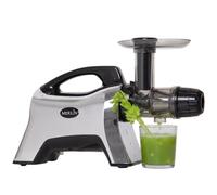 Extractor de jugo Merlin MNC700MC - Modelo Premium Especial Apio - 200W - Extracción lenta 80 rpm - Alto rendimiento - Frutas, Verduras, Hierbas y Jugos Verdes - Sin BPA - Cromado