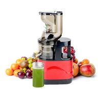 Extractor De Jugo, Separación De Residuos De Jugo, Con Ranura De Alimentación De Gran Tamaño De 3, Equipado Con Filtro De Doble Capa, Saborea La Delicadeza De Los Jugos Puros (rojo)