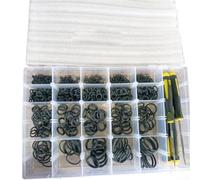 Extractor de juntas tóricas, kit surtido de juntas tóricas de goma de nitrilo con 4 ganchos extractores de sellado para grifo de lavado a presión y fontanería