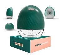 Extractor de leche eléctrico manos libres de Wren | Extractor de leche portátil portátil, inalámbrico y recargable, bajo ruido y discreto, 2 modos, 5 niveles, disponible en blanco y verde real