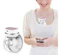 Extractor de leche eléctrico portátil con pantalla LCD y 5 modos - Blanco