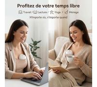 Extractor de leche eléctrico portátil manos libres - 4 modos, 12 niveles - Silencioso