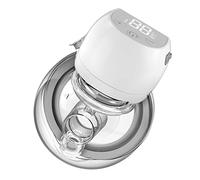 Extractor de leche eléctrico, Sacaleches Portátil Manos Libres, 3 modos y 12 niveles de aspiración con pantalla LCD, extractor de leche inalámbrico recargable de bajo ruido con bridas de 21 mm/24 mm