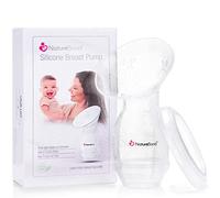 Extractor de leche manual de silicona NatureBond para lactancia con succión ahorradora de leche. Nuevo paquete básico 2019 con funda protectora en caja de regalo de tapa dura. sin BPA