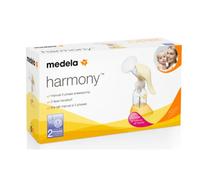 Medela Harmony extractor de leche manual, diseño suizo, compacto, con embudos PersonalFit Flex y tecnología 2-Phase Expression de Medela