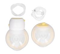 Extractor de Leche Portátil Doble, Extractor de Leche Doble Portátil Succión Fuerte 9 Engranajes Bomba de Lactancia Eléctrica de Capacidad de 180 Ml