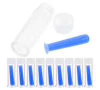 Extractor de Lentillas Portátil Azul, de Silicona Juego de 10 Piezas | Distintos Tipos de Lentillas, Segura y Cómoda, Herramienta Reutilizable, Formato Compacto
