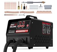 Extractor de llaves de carrocería, 220 V, 3500 W, máquina de reparación de abolladuras con 7 modos de soldadura y modos automáticos/manual, herramienta de eliminación de abolladuras para carrocerías