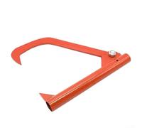 Extractor de madera de metal, gancho de tala, levantador de troncos, herramienta de rodillo de agarre de leña resistente para proyectos de paisajismo forestal