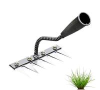 Extractor de malas hierbas de acero inoxidable, herramienta para eliminar malas hierbas, herramienta de jardinería, herramienta de jardín, rascador de juntas con mango, cortador de dientes de león