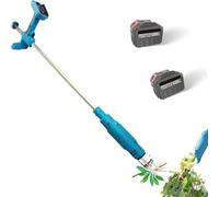 Extractor de malas hierbas eléctrico inalámbrico con removedor de raíces de 3 garras y 2 baterías, herramienta de deshierbe de acero inoxidable para un mantenimiento sin esfuerzo del jardín