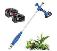 Extractor De Malas Hierbas Eléctrico, Removedor De Malas Hierbas Inalámbrico Con 2 Baterías De 3000 Mah, Herramienta Extractora De Raíces De Triple Garra De Acero, Herramienta De Jardinería Manual