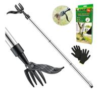 Extractor de maleza Juego de Jardín Extractor Malas Hierbas,100CM herramienta manual para arrancar malas hierbas de pie,Herramienta Deshierbe Manual Mango Largo, Removedor Malas Hierbas Desmalezado