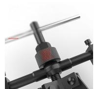 Extractor de mandíbula de tres puntos de acero al carbono para desmontaje de rodamientos con transferencia de par optimizada y estabilidad (A)