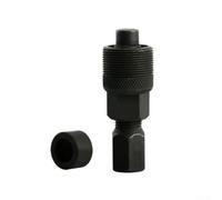 Extractor de manivela de bicicleta para pedalier cuadrado cónico, removedor de desmontaje de platos de acero con cabeza desmontable, compacto 10 x 10 x 3 cm