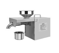 Extractor de máquina de prensas de aceite Extractor automático multifuncional ajustable Acero inoxidable caliente frío de bajo ruido comercial doméstico colza, semillas de cacahuete, nuez y