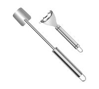 Extractor de mazorcas | Herramienta excavadora de maíz con mango ergonómico, 2 piezas de acero inoxidable antióxido para fiestas, hogar, restaurantes al aire libre, barbacoas y comida