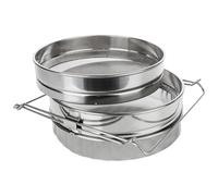 Extractor de miel: filtro de tamiz doble de acero inoxidable con malla fina | Herramienta multifuncional de de miel para apicultura | También ideal para té, café y tareas de filtrado de cocina
