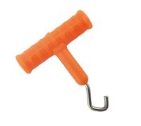 Extractor de nudos de pesca para carpas europeas, mejora la velocidad de encuadernación, antienredos, cuenta con dispositivo de gancho de acero inoxidable ABS fácil de usar