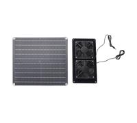 Extractor de Panel Solar de 20W y 18V, ventilador de ventilación fotovoltaico para cobertizo, gallinero, casa para perros, invernadero